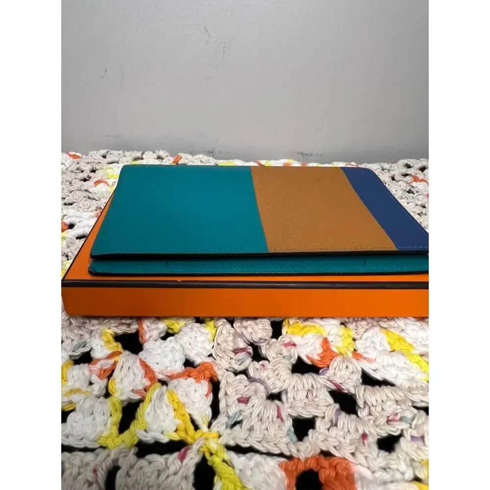 Hermes Vision II Tricolor Epsom Leather Agenda Cover 2016 with Box & COA